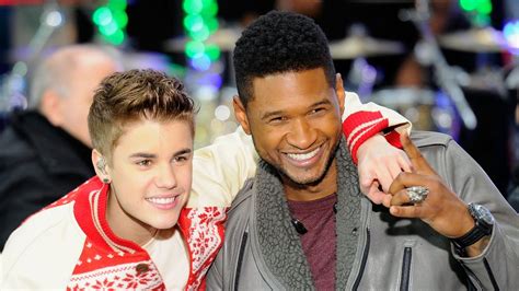 justin bieber with usher